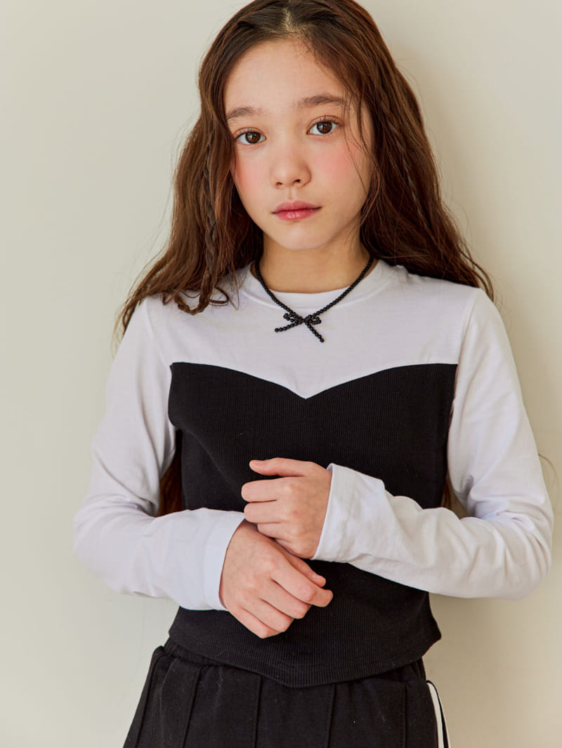 A-Market - Korean Children Fashion - #designkidswear - Heart Tight Tee - 2