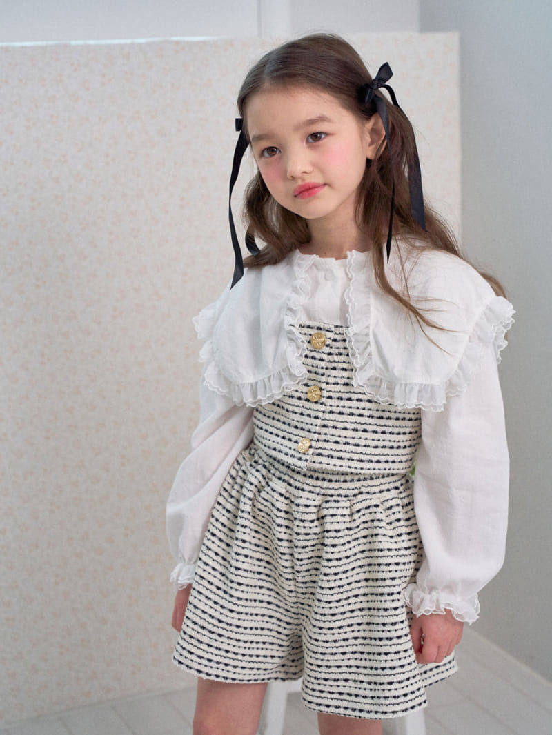 A-Market - Korean Children Fashion - #designkidswear - Retro Collar Blanc - 11