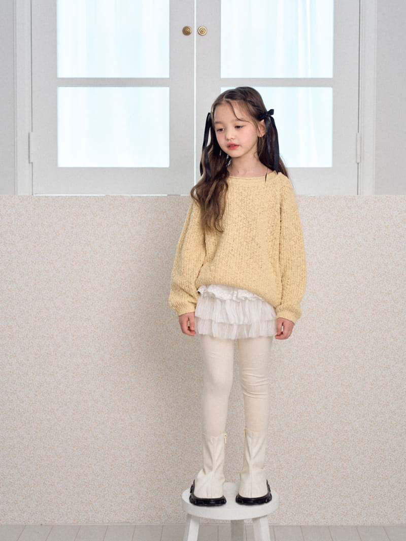 A-Market - Korean Children Fashion - #discoveringself - Dekki Popcorn Round Knit - 5