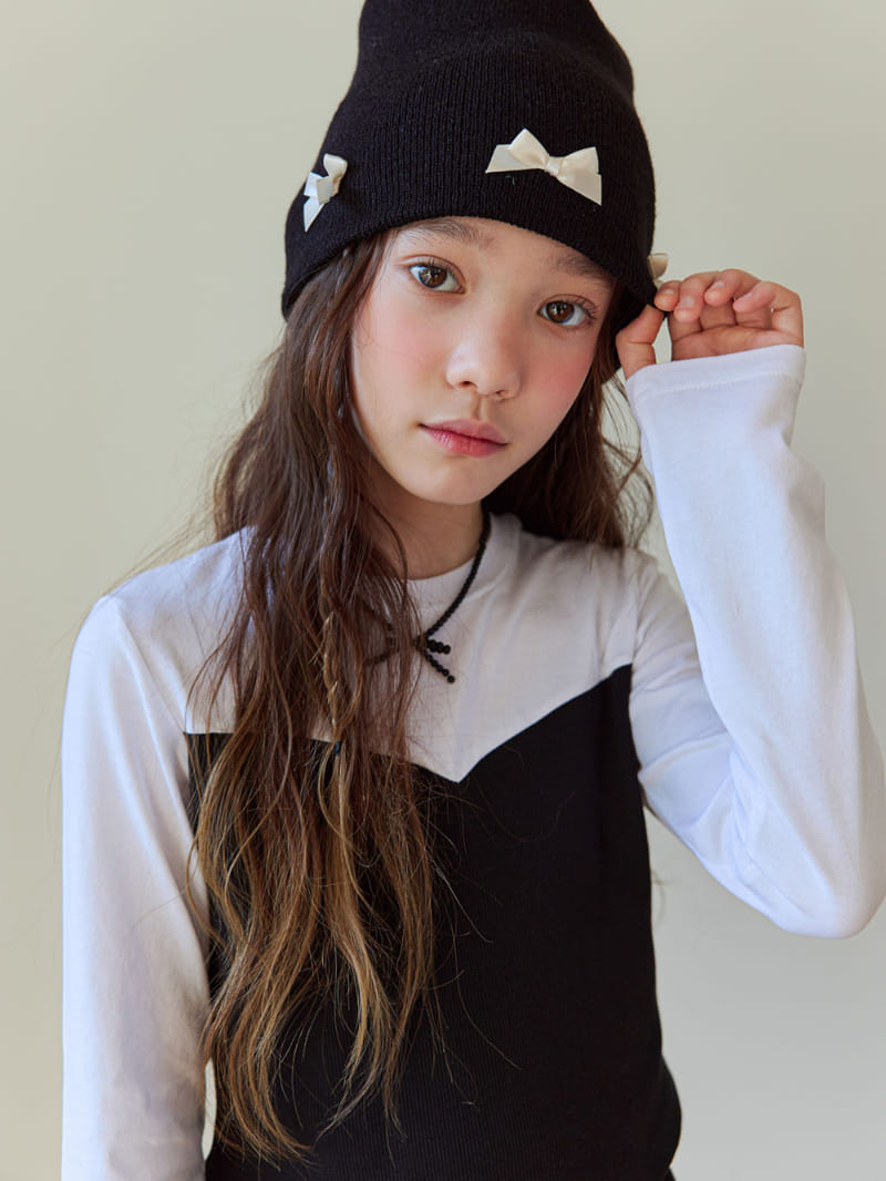 A-Market - Korean Children Fashion - #kidsshorts - Ribbon Beanie - 5