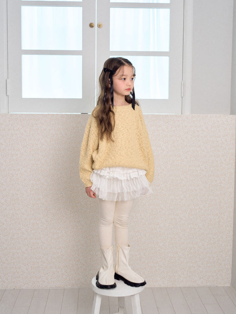 A-Market - Korean Children Fashion - #kidsstore - Dekki Popcorn Round Knit - 8