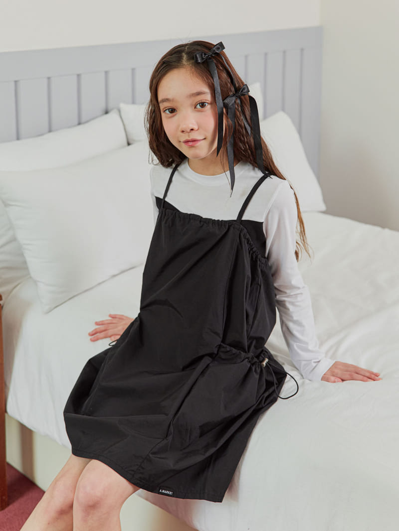 A-Market - Korean Children Fashion - #kidsstore - Long Black Ribbon Pin - 2