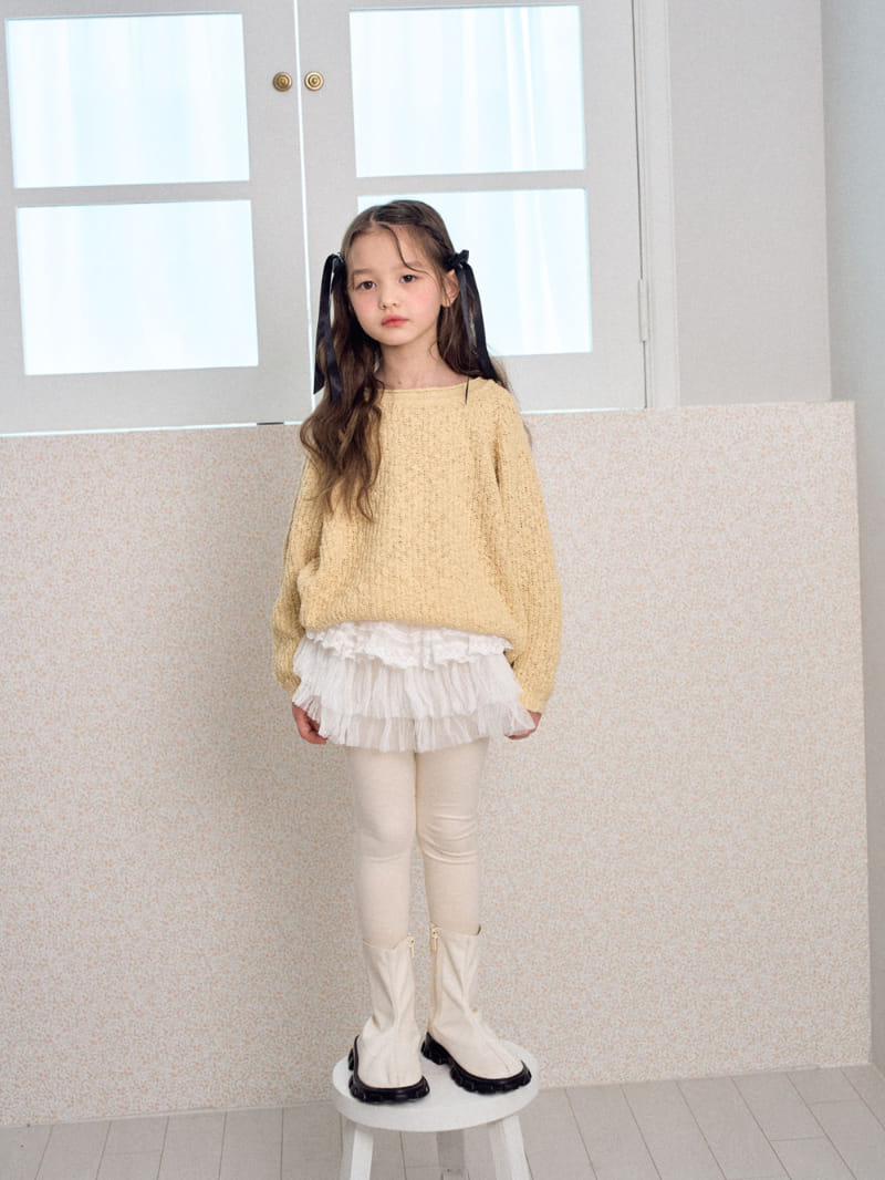 A-Market - Korean Children Fashion - #kidzfashiontrend - Dekki Popcorn Round Knit - 9