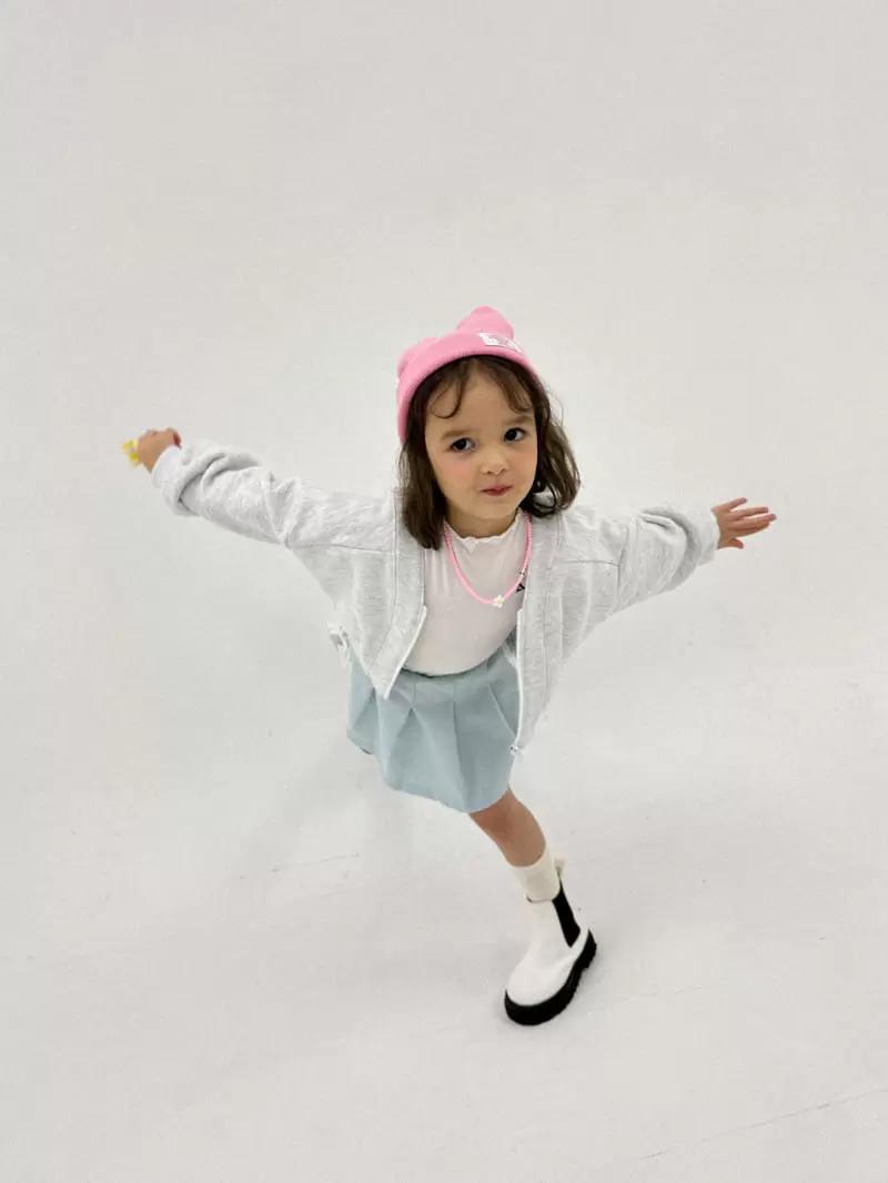 A-Market - Korean Children Fashion - #littlefashionista - V Slit Zip Up - 6