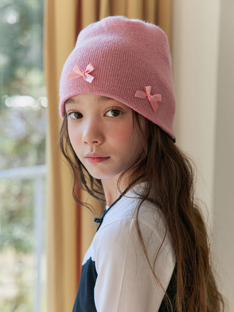 A-Market - Korean Children Fashion - #littlefashionista - Ribbon Beanie - 9