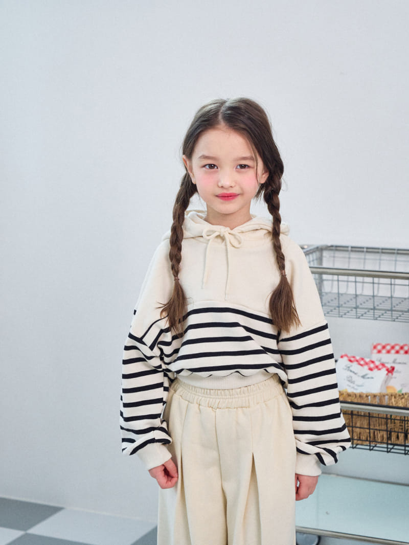 A-Market - Korean Children Fashion - #littlefashionista - Hoody Half Half ST Tee - 2