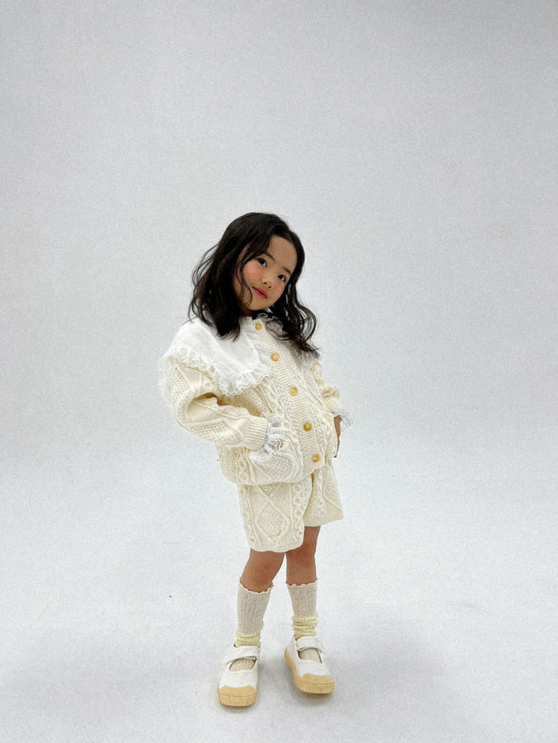 A-Market - Korean Children Fashion - #littlefashionista - Cable Dia Cardigan - 5