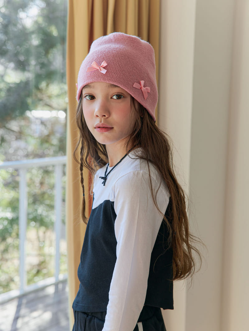 A-Market - Korean Children Fashion - #magicofchildhood - Ribbon Beanie - 10