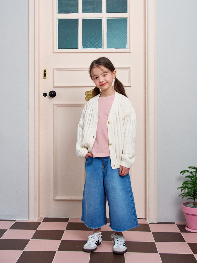 A-Market - Korean Children Fashion - #minifashionista - Croppeed Denim Shorts  - 5