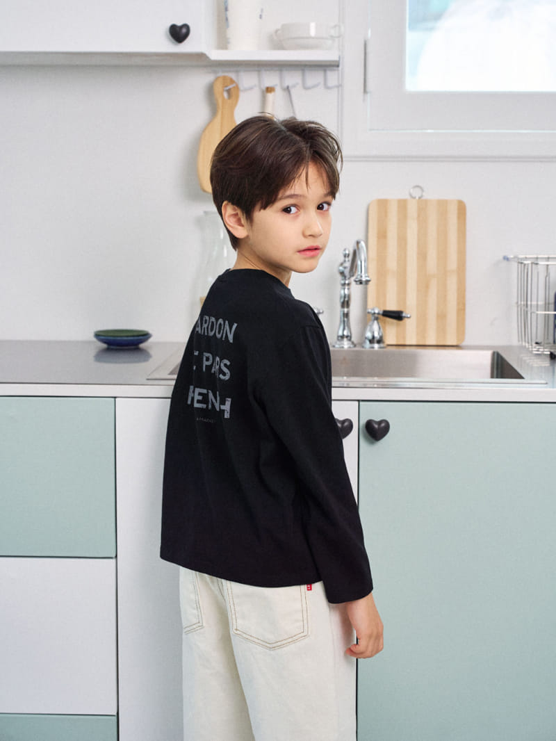 A-Market - Korean Children Fashion - #minifashionista - French A Tee - 3