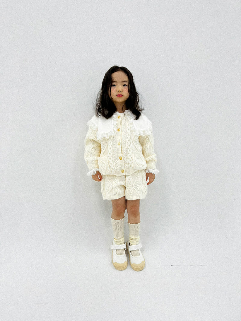 A-Market - Korean Children Fashion - #minifashionista - Cable Dia Cardigan - 7