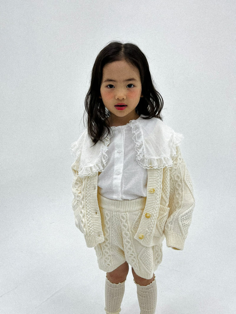 A-Market - Korean Children Fashion - #todddlerfashion - Cable Dia Cardigan - 9