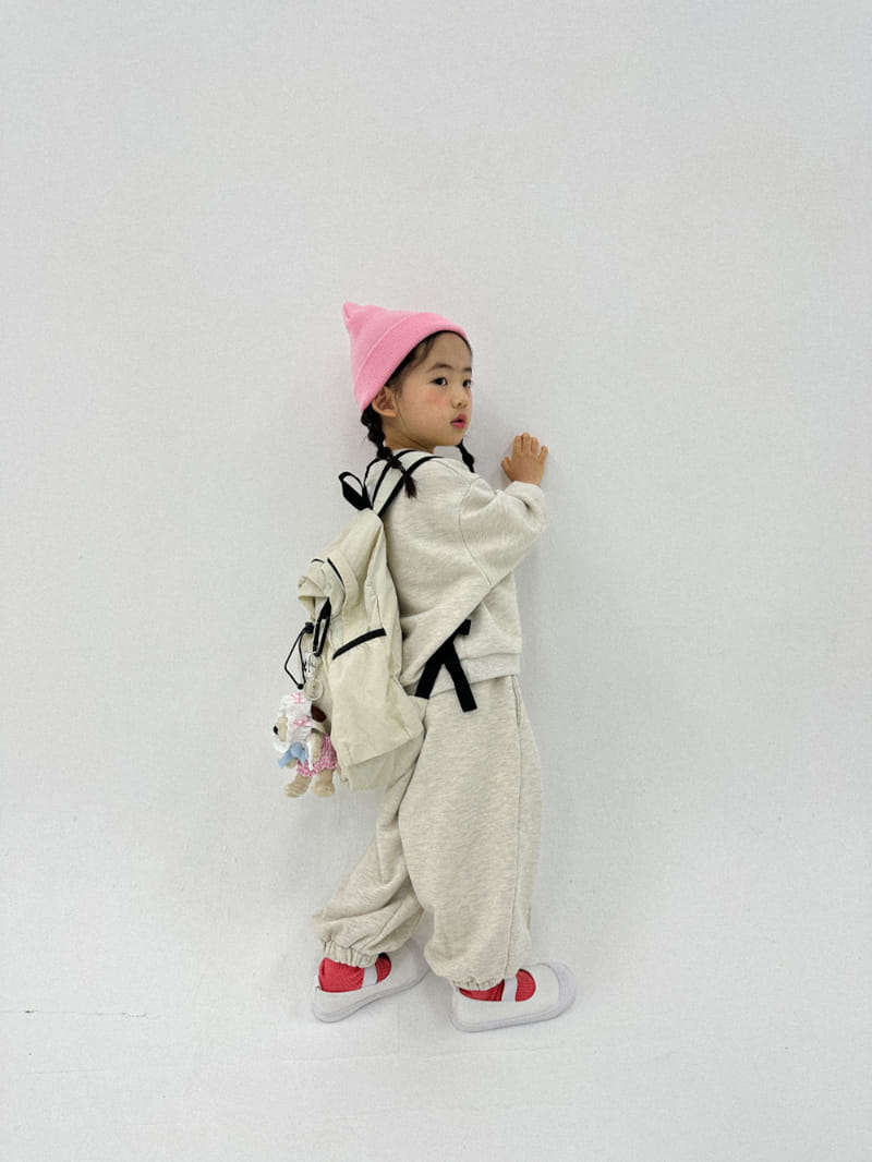 A-Market - Korean Children Fashion - #toddlerclothing - H Embroider Sweatshirt - 9