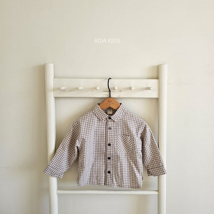 Aida - Korean Children Fashion - #Kfashion4kids - New Check Shirt - 2