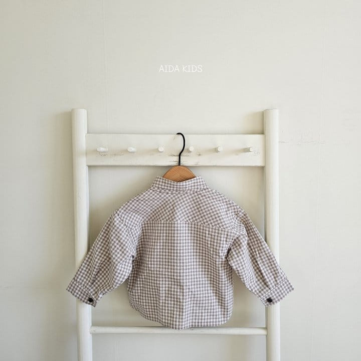 Aida - Korean Children Fashion - #minifashionista - New Check Shirt - 5