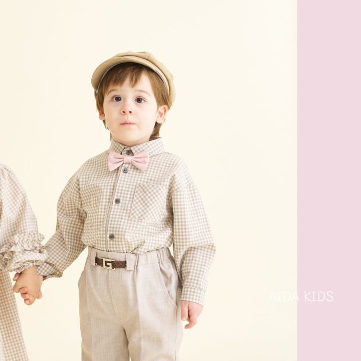 Aida - Korean Children Fashion - #toddlerclothing - New Check Shirt - 8