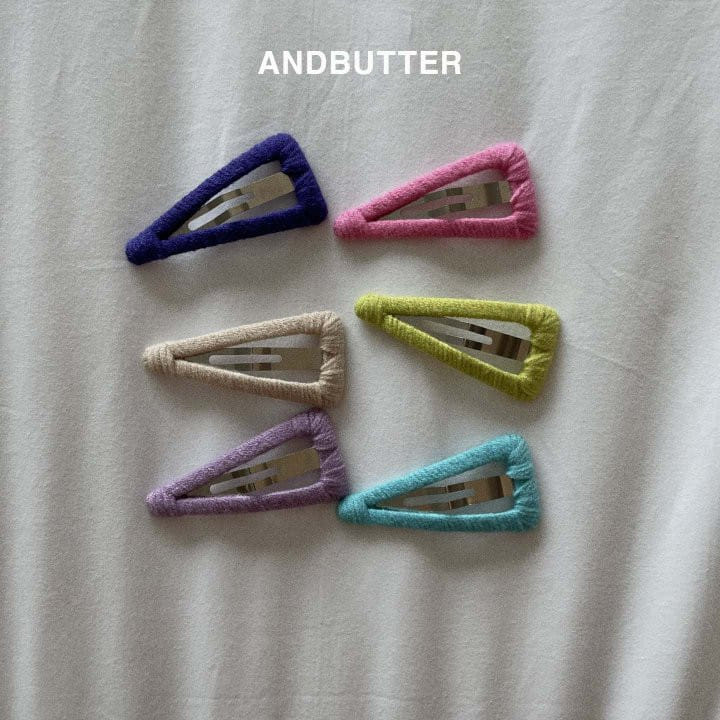 Andbutter - Korean Children Fashion - #designkidswear - C Triangle Hair Pin