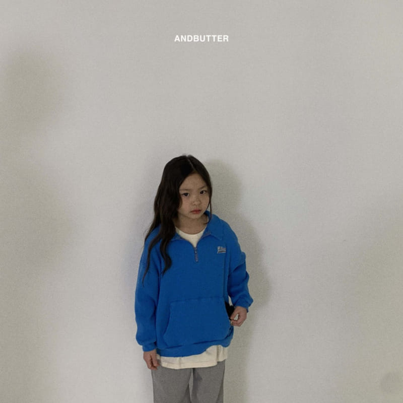 Andbutter - Korean Children Fashion - #discoveringself - Vintage Half Zip Up - 6