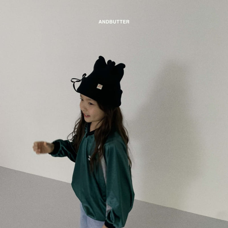 Andbutter - Korean Children Fashion - #fashionkids - Shiny V Neck Tee - 4