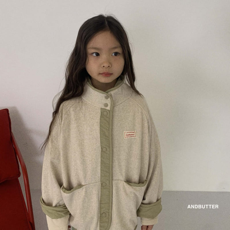 Andbutter - Korean Children Fashion - #littlefashionista - Terry Reversible Jumper - 2