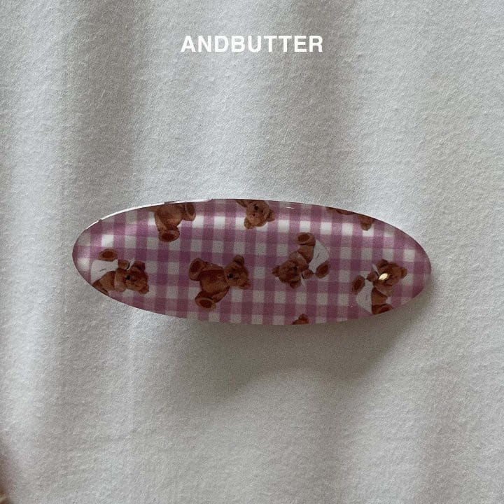 Andbutter - Korean Children Fashion - #minifashionista - Bear Hair Pin - 5