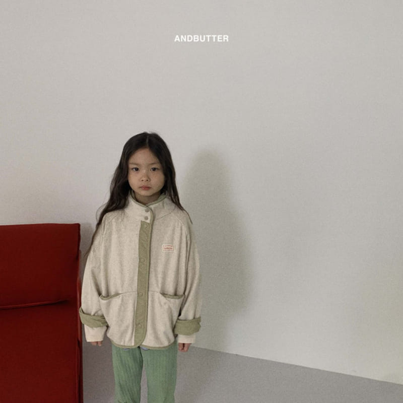 Andbutter - Korean Children Fashion - #todddlerfashion - Terry Reversible Jumper - 6