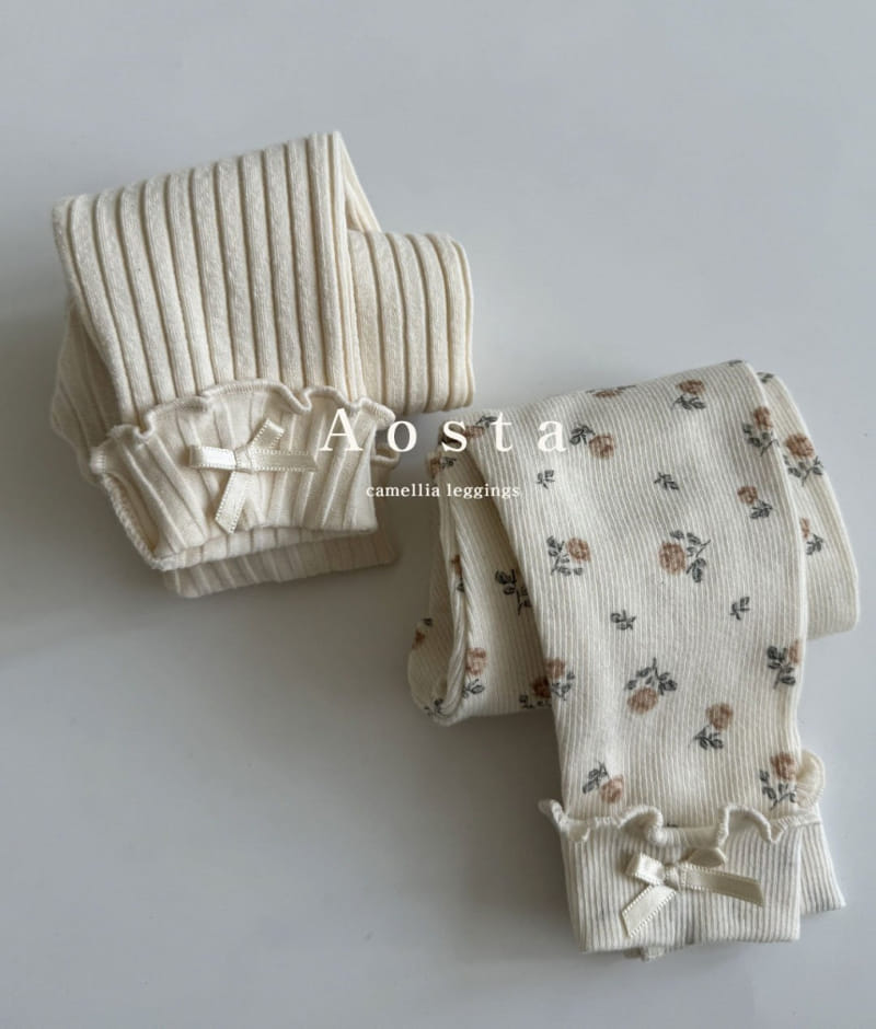 Aosta - Korean Baby Fashion - #babyboutiqueclothing - Camellia Leggings - 2