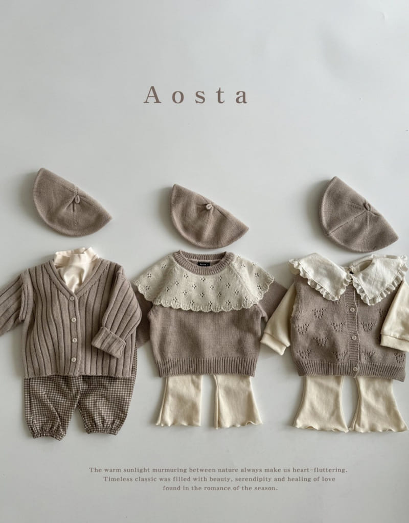 Aosta - Korean Baby Fashion - #babyboutiqueclothing - Rib Knit Cardigan - 9