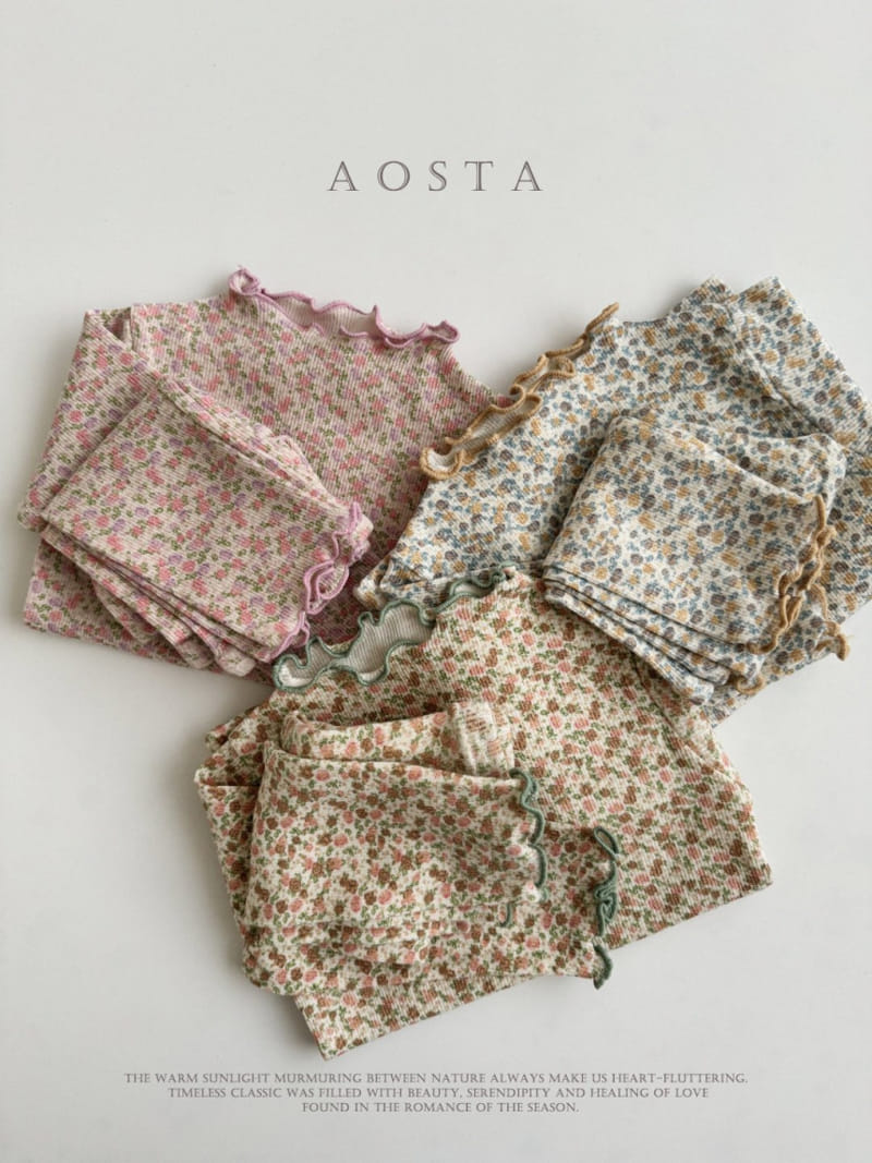 Aosta - Korean Baby Fashion - #babyoninstagram - Spring Flower Easywear - 2