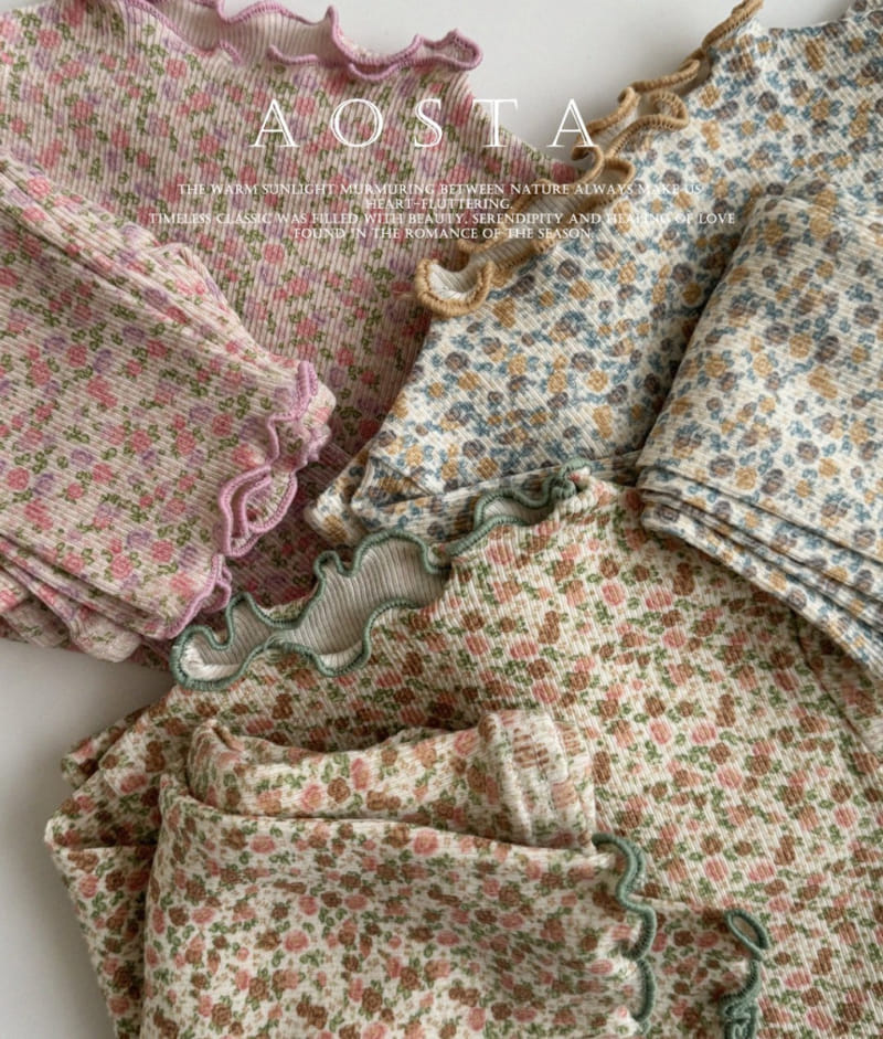 Aosta - Korean Baby Fashion - #babyoutfit - Spring Flower Easywear - 5