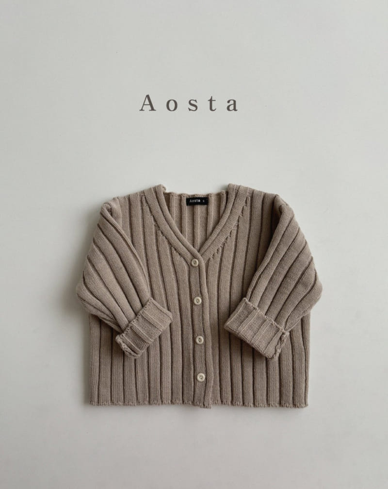 Aosta - Korean Baby Fashion - #smilingbaby - Rib Knit Cardigan - 7