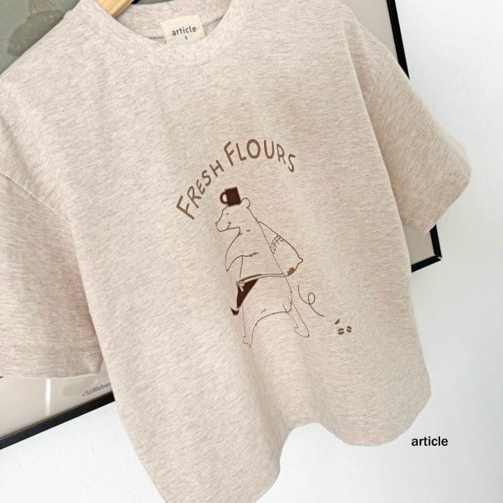 Article - Korean Children Fashion - #childofig - café Bear Tee - 7