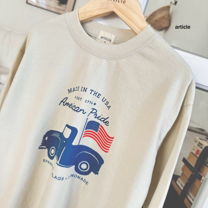 Article - Korean Children Fashion - #fashionkids - USA Car Paint Tee - 6