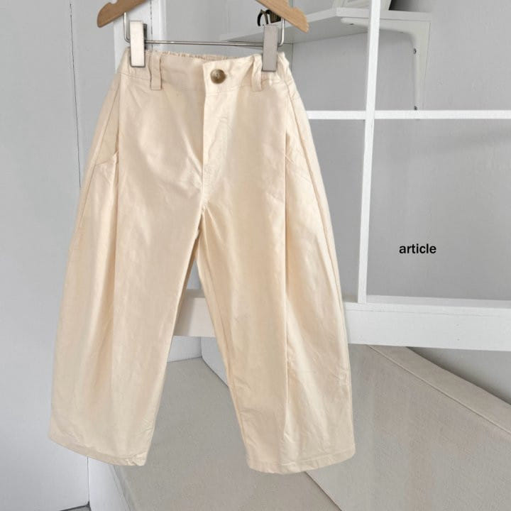 Article - Korean Children Fashion - #magicofchildhood - Eddon Wrinkle Pants - 6