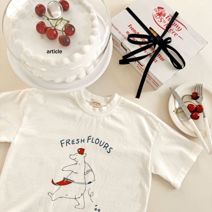 Article - Korean Children Fashion - #magicofchildhood - café Bear Tee - 3