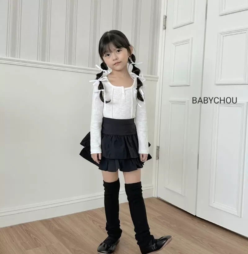 Babychou - Korean Children Fashion - #Kfashion4kids - Harney Puff Tee - 3