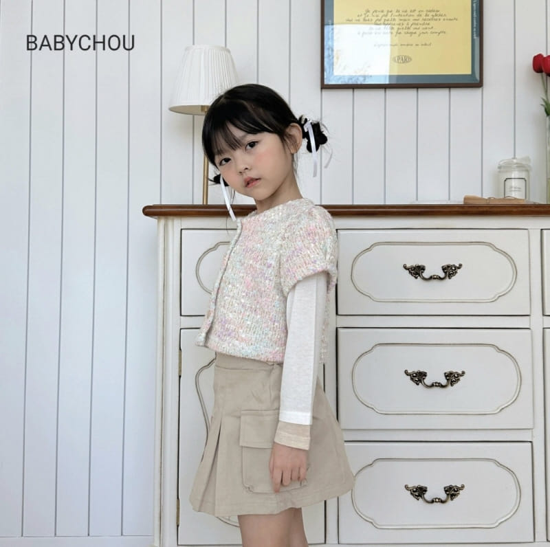 Babychou - Korean Children Fashion - #childofig - Color Tee - 8