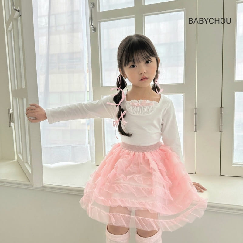 Babychou - Korean Children Fashion - #childrensboutique - Diana Tee - 8