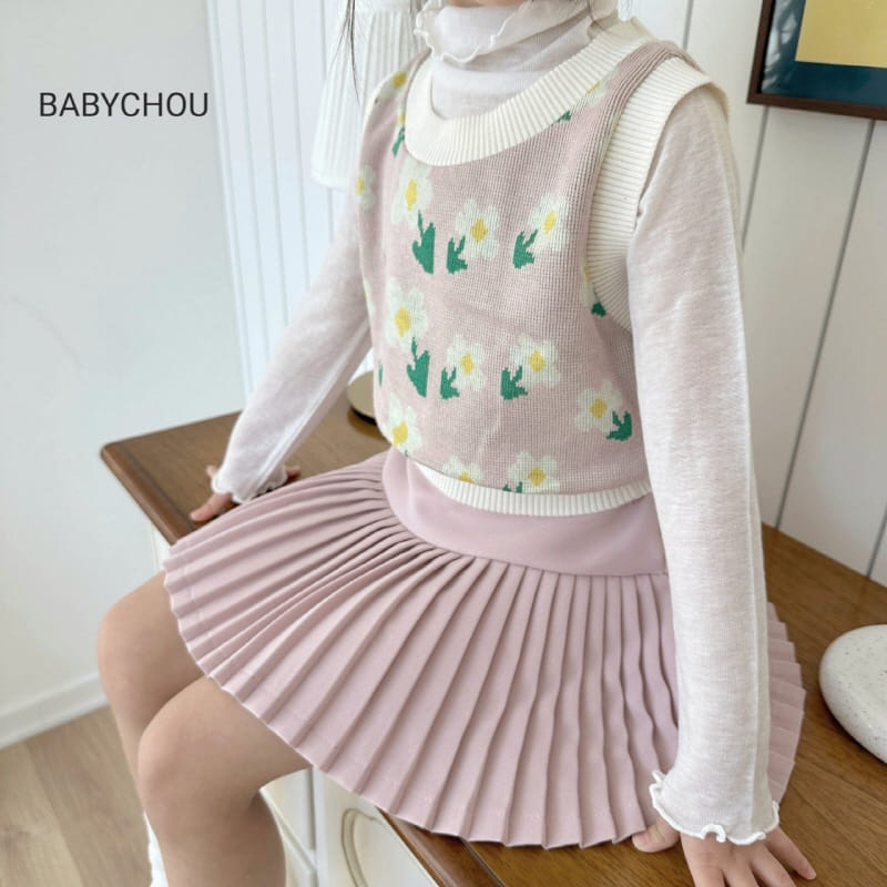 Babychou - Korean Children Fashion - #childrensboutique - Slime Turtleneck Tee - 5