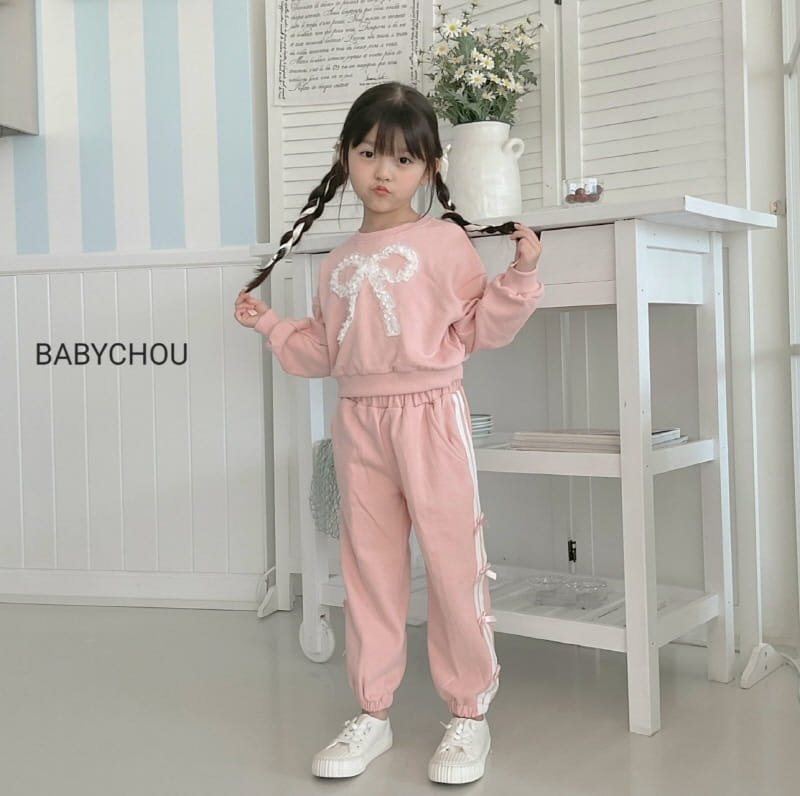 Babychou - Korean Children Fashion - #discoveringself - Two Line Jogger Pants - 5