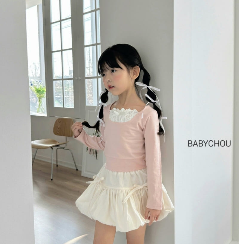 Babychou - Korean Children Fashion - #fashionkids - Diana Tee - 11