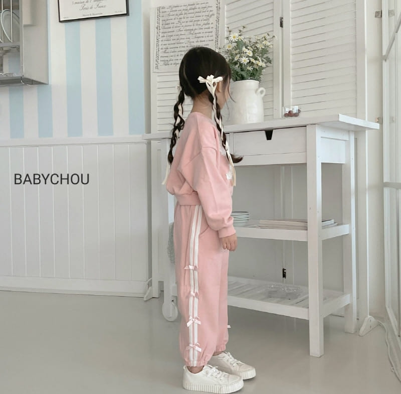 Babychou - Korean Children Fashion - #fashionkids - Two Line Jogger Pants - 6