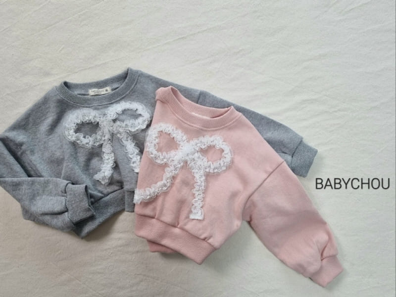 Babychou - Korean Children Fashion - #kidsshorts - Courteney Sweatshirt