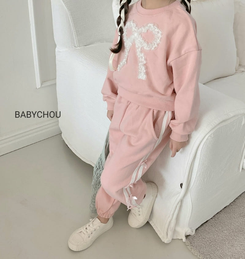 Babychou - Korean Children Fashion - #kidsstore - Two Line Jogger Pants - 8