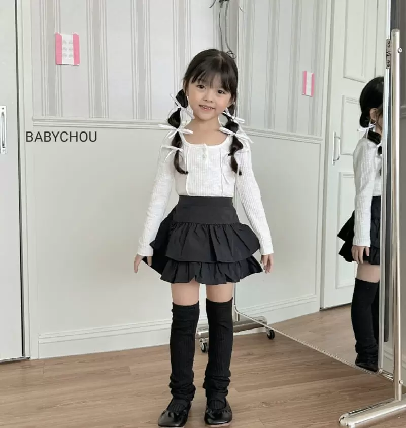 Babychou - Korean Children Fashion - #kidzfashiontrend - Harney Puff Tee - 2