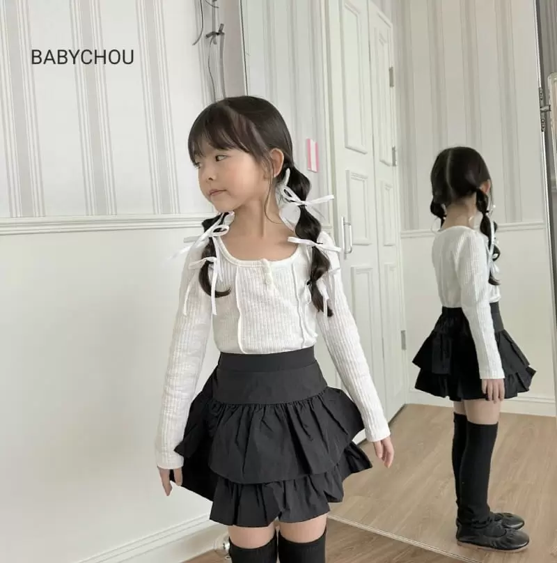 Babychou - Korean Children Fashion - #Kfashion4kids - Harney Puff Tee - 4