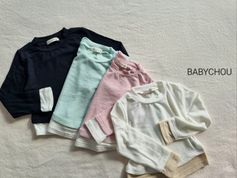 Babychou - Korean Children Fashion - #littlefashionista - Color Tee