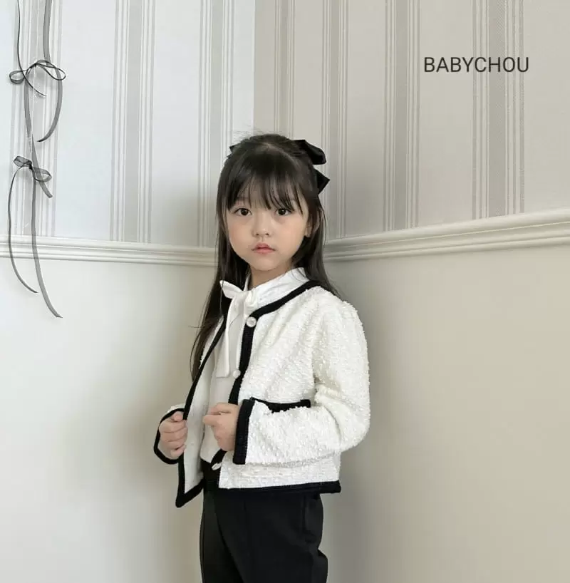 Babychou - Korean Children Fashion - #magicofchildhood - Ribbon Jacket - 10