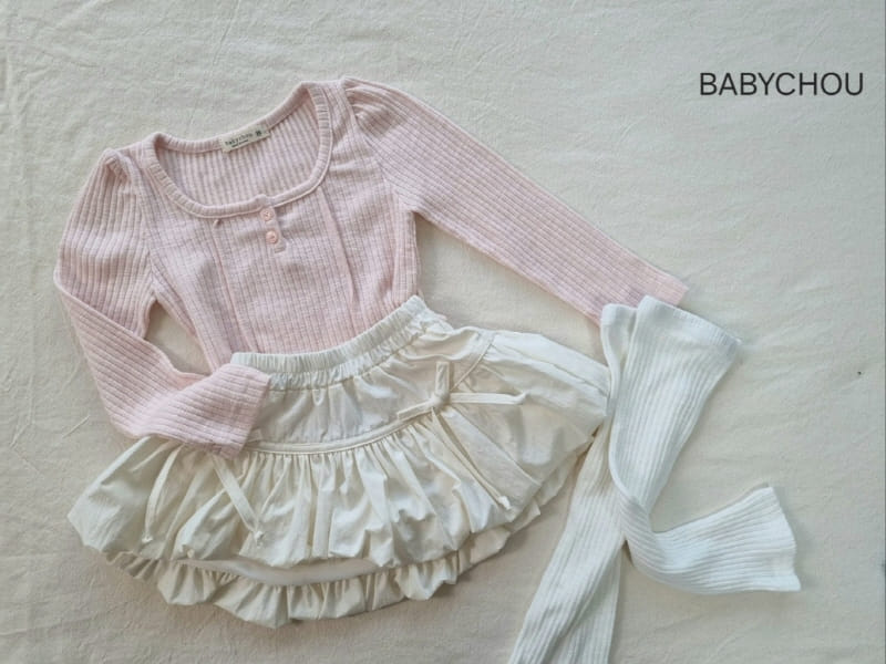 Babychou - Korean Children Fashion - #minifashionista - Harney Puff Tee - 6