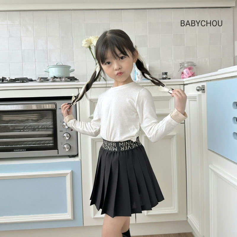 Babychou - Korean Children Fashion - #minifashionista - Color Tee - 3